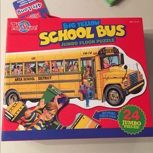 School bus floor puzzle